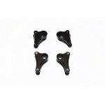 ALLOY FRONT+REAR ROCKER ARM - 4PCS SET black