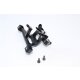 ALLOY FRONT BODY POST MOUNT WITH SCREW  - 1PC SET black