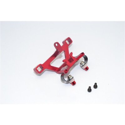 ALLOY FRONT BODY POST MOUNT WITH SCREW  - 1PC SET red