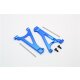 ALUMINIUM FRONT UPPER ARM - 1PR SET blue