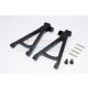 ALUMINIUM REAR LOWER ARM - 1PR SET black
