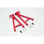 ALUMINIUM REAR LOWER ARM - 1PR SET red