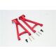 ALUMINIUM REAR LOWER ARM - 1PR SET red
