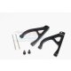 ALUMINIUM REAR UPPER ARM - 1PR SET black