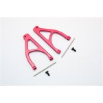 ALUMINIUM REAR UPPER ARM - 1PR SET red