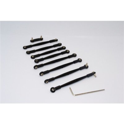 ALLOY COMPLETED TIE ROD - 9PCS black