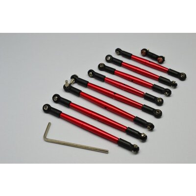 ALLOY COMPLETED TIE ROD - 9PCS red