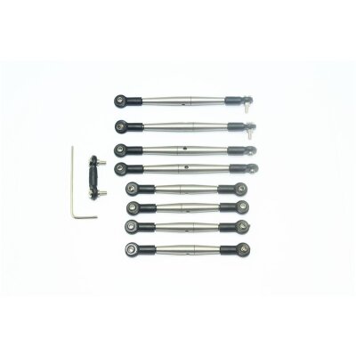 STAINLESS STEEL ADJUSTABLE TIE RODS -10PC SET