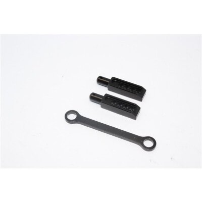 ALLOY REAR BODY POST WITH MOUNT - 3PCS black