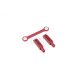 ALLOY REAR BODY POST WITH MOUNT - 3PCS red