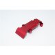 ALLOY REAR SKID PLATE - 1PC red