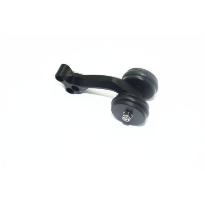 ALLOY REAR WHEELIE BAR - 1SET black