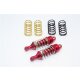 ALLOY ft/rr adj SPRING DAMPER1.2,1.3&1.4 COIL SPRING 1PR SET