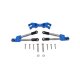 ALUMINUM REAR TIE RODS WITH STABILIZER -13PC SET blue