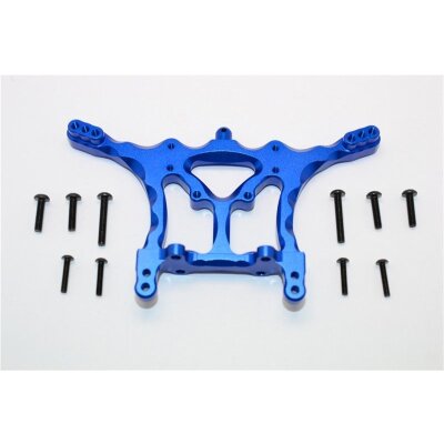 ALLOY REAR DAMPER MOUNT - 1SET blue