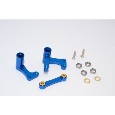 ALLOY STEERING ASSEMBLY WITH BEARINGS  - 1SET blue