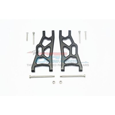 ALLOY FRONT LOWER ARM - 1PR SET black
