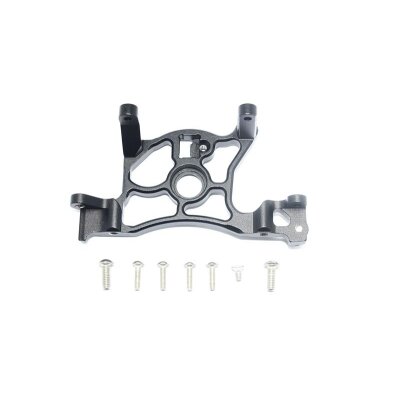 ALUMINUM REAR SPUR GEAR COVER MOUNT -8PC SET black