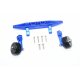 ALUMINUM REAR ADJUSTABLE WHEELIE -9PC SET blue