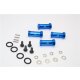 ALLOY HEX ADAPTOR(+25MM)-4PCS SET blue