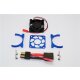 ALU MOTOR HEATSINK w. COOLING FAN1 SET SLASH 4X4 LCG VERSION