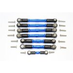 ALU cplt Tbl w PLASTIC BALL ENDS7PCS SET SLASH 4X4 blue