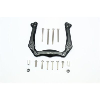 ALUMINUM ADJUSTABLE FRONT DAMPER MOUNT-15PC SET black