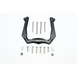 ALUMINUM ADJUSTABLE FRONT DAMPER MOUNT-15PC SET black