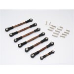 SprSteel cplt Tbl w PLASTIC BALL ENDS7PCS SET SLASH 4X4