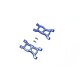 ALUMINIUM FRONT/REAR SUSPENSION ARM - 1PR blue
