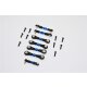 ALUMINIUM COMPLETED TIE ROD - 7PCS SET blue