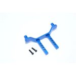 ALUMINIUM FRONT/REAR BODY POST MOUNT  - 1PC SET blue