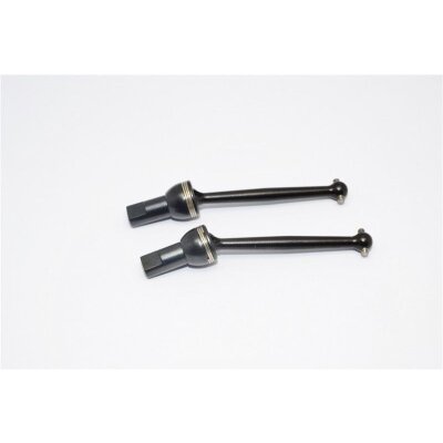STEEL #45 FRONT/REAR CVD SHAFT - 1PR black