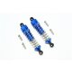 ALUMINIUM FRONT/REAR DAMPER (57MM) - 1PR SET blue