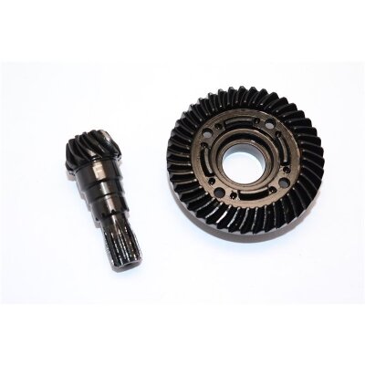 CHROME STEEL FRONT SPIRAL BEVEL GEARS - 1SET black