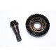 CHROME STEEL FRONT SPIRAL BEVEL GEARS - 1SET black