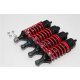 ALLOY ft/rr adj SPRING DAMPERS 85w. ALLOY BALL ENDS2PRS SET
