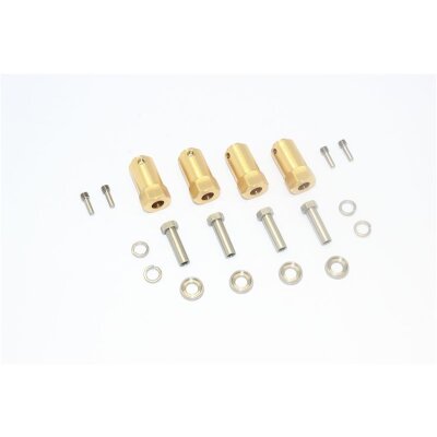 BRASS WHEEL HEX ADAPTERS 23MM -20PC SET