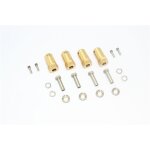 BRASS WHEEL HEX ADAPTERS 23MM -20PC SET