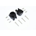 ALUMINUM REAR GEAR BOX MOUNTS-12PC SET black