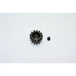 STEEL 13T PINION GEAR -2PC SET black