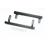 ALUMINUM SIDE STEPS FOR TRX-4 MERCEDES-BENZ -10PC SET black