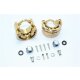 BRASS PENDULUM WHEEL KNUCKLE AXLE WEIGHT + 9MM HEX -16PCS