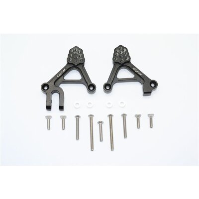 ALUMINUM ADJUSTABLE FRONT DAMPER MOUNT-15PC SET black