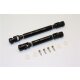 STEEL ADJUSTABLE MAIN SHAFT WITH ALLOY BODY - 14PC SET black