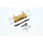 BRASS ft bprMt+25T ALU SrvHrn+SprSteel STEERING LINK-21PCS