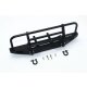 ALUMINUM ADJUSTABLE FRONT BRUSHGUARD BUMPER -7PC SET black