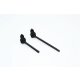STEEL #45 CVD FOR FRONT - 2PC SET black