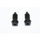 HARDEN STEEL #45 JOINT OF REAR AXLE - 2PC SET black
