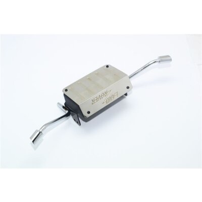 SCALE Acs METALLIC FUEL TANK+EXHAUST PIPE TRX-4 DEFENDER-1PC